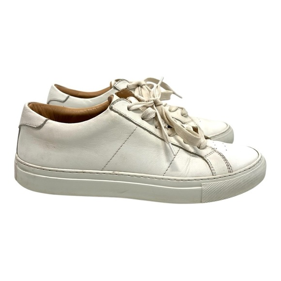 Greats Brooklyn Royale White Leather Casual Contemporary Sneakers Women’s 8.5 - Picture 2 of 13